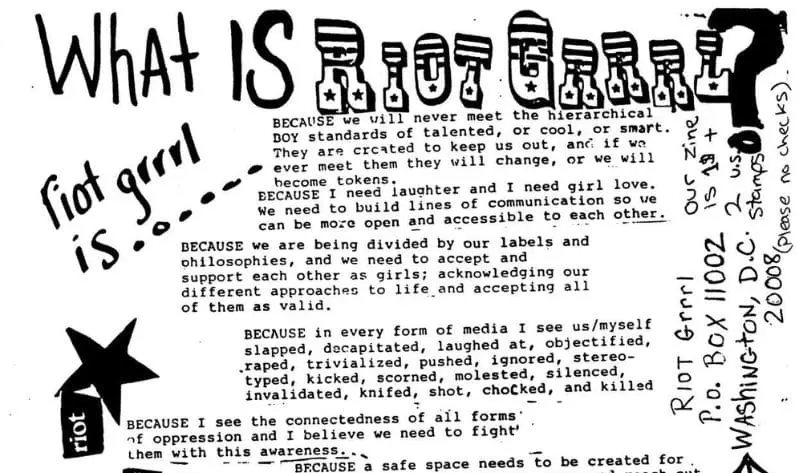 Manifiesto Riot Grrrl