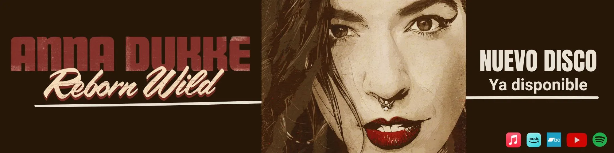 Anna Dukke. Banner para móvil