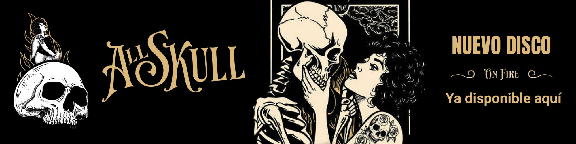 All Skull. Banner para móvil