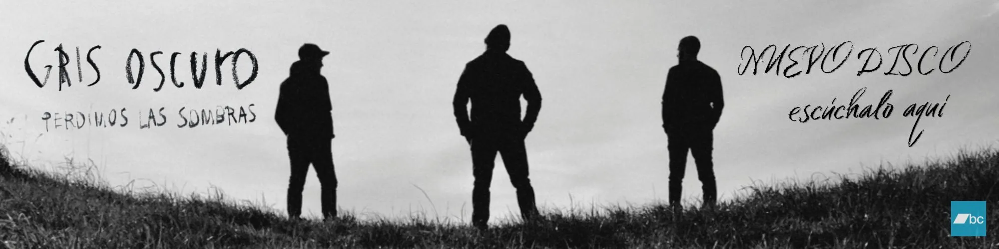 Gris Oscuro. Banner para móvil